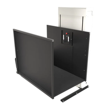 Load image into Gallery viewer, Wheelchair Lift straight through platform view from back