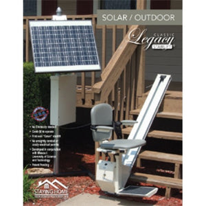 Solar Powered Legacy Classic Outdoor Stair Lift