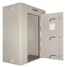 Load image into Gallery viewer, FEMA Compliant Hide-Away® Residential Bulletproof Modular Safe Room Tornado Safety Shelter Corner Unit