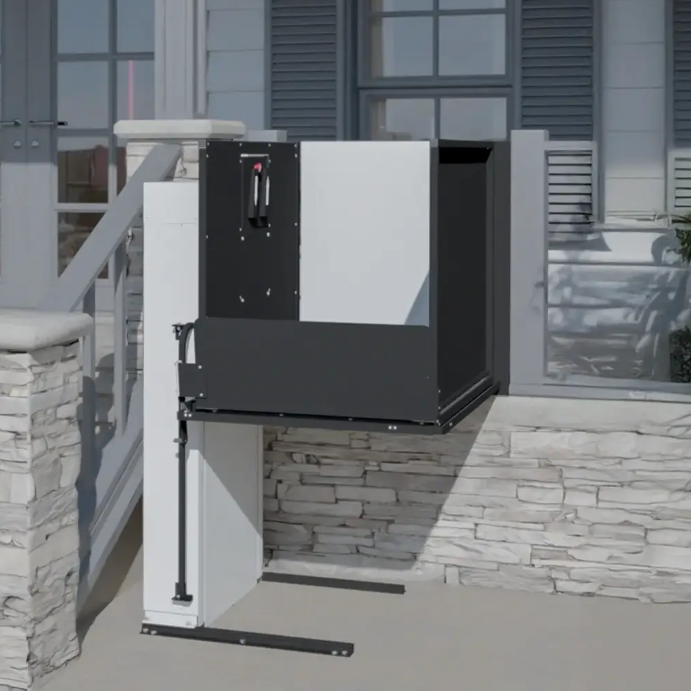Liftcare　AX-HXL1810 FLEX Residential Wheelchair Lift for Porches & Garages – Assisted