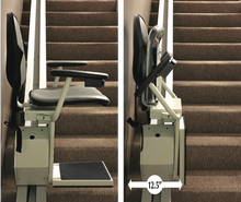 Load image into Gallery viewer, Double Stair Lift Special - 90 Degree Turn Stairway
