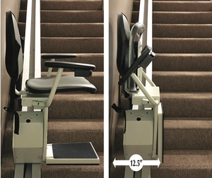 Double Stair Lift Special - 90 Degree Turn Stairway