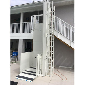 All Aluminum Vertical Wheelchair Lift