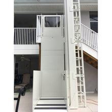 Load image into Gallery viewer, Tall Outdoor Wheelchair Lift Elevator with Support
